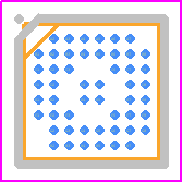 MAX32655GWJ+ - Analog Devices PCB footprint - BGA - BGA - W513A3+1 ....