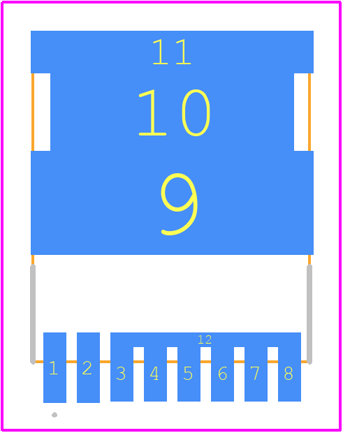 IPT60R160CM8XTMA1 - Infineon PCB footprint - Other - Other - PG- HSOF-8-2