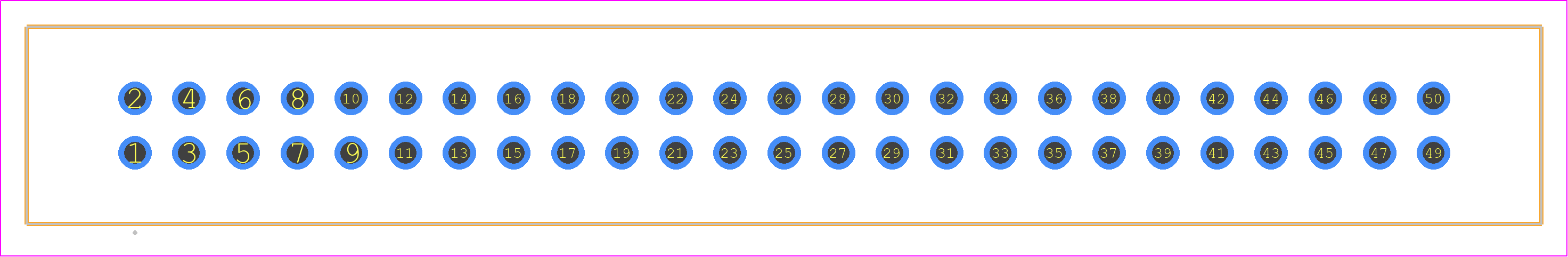 TST-125-03-G-D - SAMTEC PCB footprint - Other - Other - TST-125-XX-Y-D