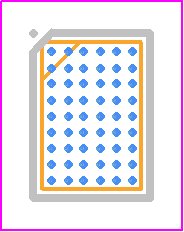 DA9292-APOVC - Renesas Electronics PCB footprint - BGA - BGA - 54L 2.48mm x 3.68mm