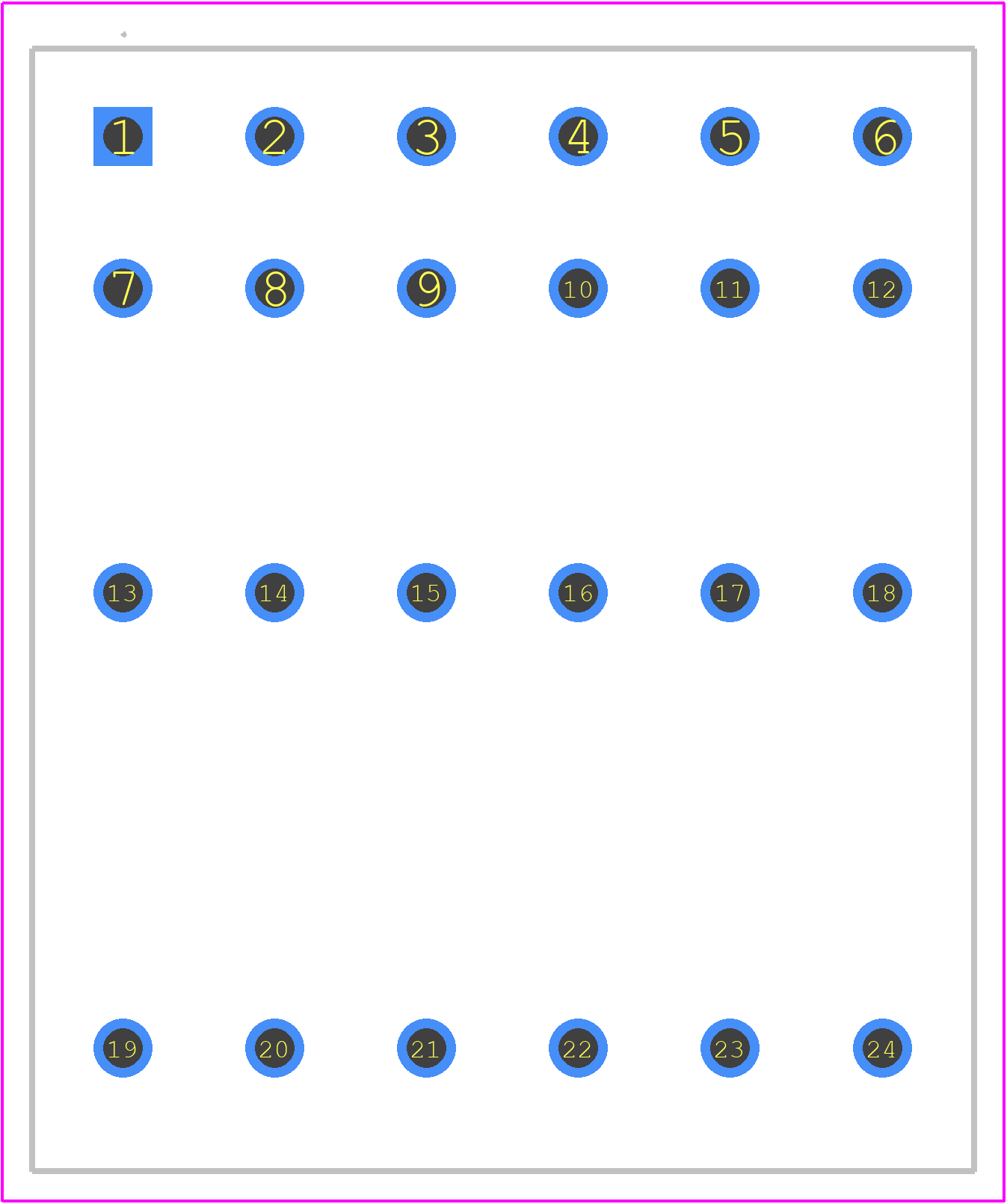 738-306 - Wago PCB footprint - Other - Other - 738-306-1