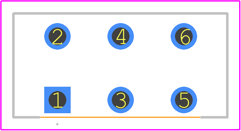 V70351500000G - Amphenol PCB footprint - Other - Other - V70351500000G-1