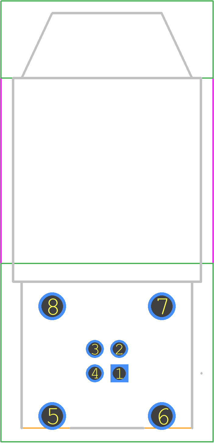 10116766 - Rosenberger PCB footprint - Other - Other - 10116766-2