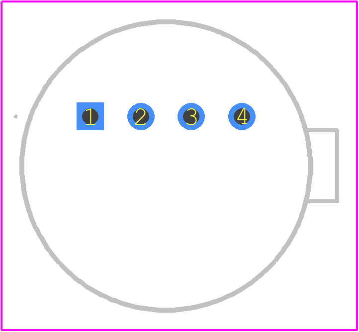 H2S-D4 - Alphasense PCB footprint - Other - Other - H2S-D4-2