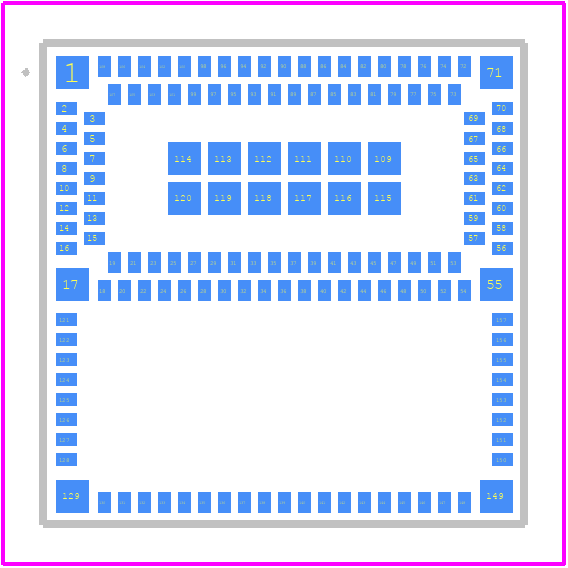 ISP3080-UX-ST - Insight SIP PCB footprint - Other - Other - 157-Pad LGA_2026
