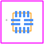 PI3USB3031ZNEX - Diodes Incorporated PCB footprint - Other - Other - 12-Pin, W-QFN1818-12 (WQFN)