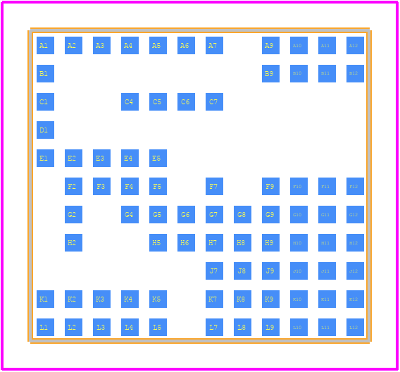 ISL8282MFRZ - Renesas Electronics PCB footprint - Other - Other - Y83.12x11