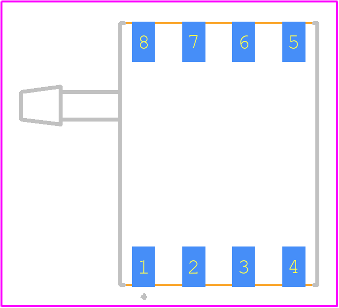 SSCMRNN015PAAA3 - Honeywell PCB footprint - Other - Other - SSCMRNN015PAAA3-1