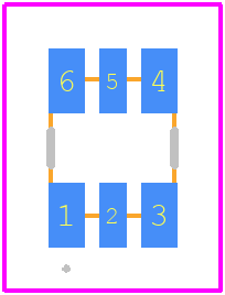 SMLVN6RGBFU1CCZ - ROHM Semiconductor PCB footprint - Other - Other - SMLVN6RGBFU1CCZ-3