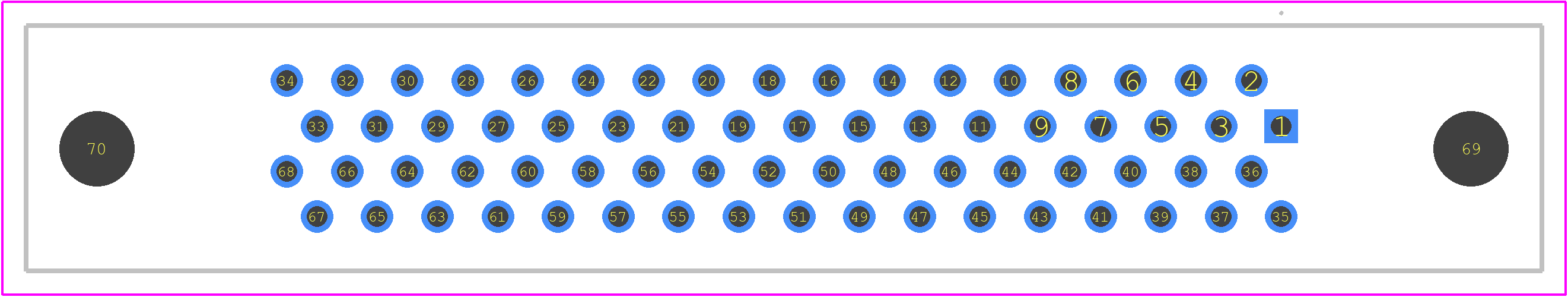 6-2271892-2 - TE Connectivity PCB footprint - Other - Other - 6-2271892-2-1
