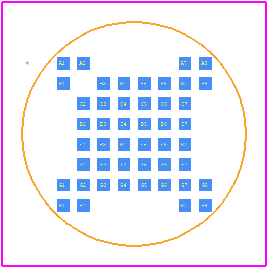 100026223 - Fingerprints PCB footprint - Other - Other - 47-LGA