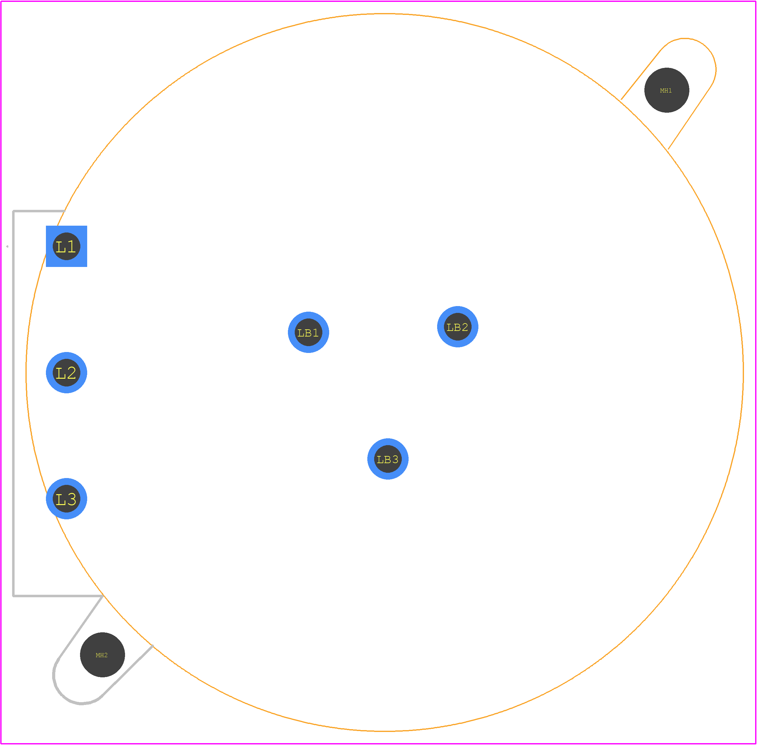 RB6132-16-0M8 - TE Connectivity PCB footprint - Other - Other - RB6132-16-0M8-3