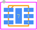 NT1191GEAE3A - Nisshinbo PCB footprint - Small Outline No-lead - Small Outline No-lead - NT1191GEAE3S