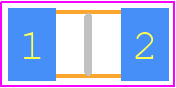 VCMS1206104Z025YT - Vatronics PCB footprint - Capacitor Chip Non-polarised - Capacitor Chip Non-polarised - VCMS1206