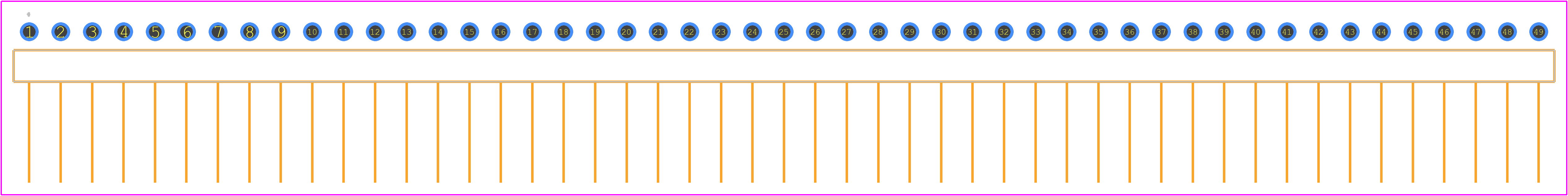 TSW-149-16-G-S-RA - SAMTEC PCB footprint - Other - Other - TSW-149-16-G-S-RA-2