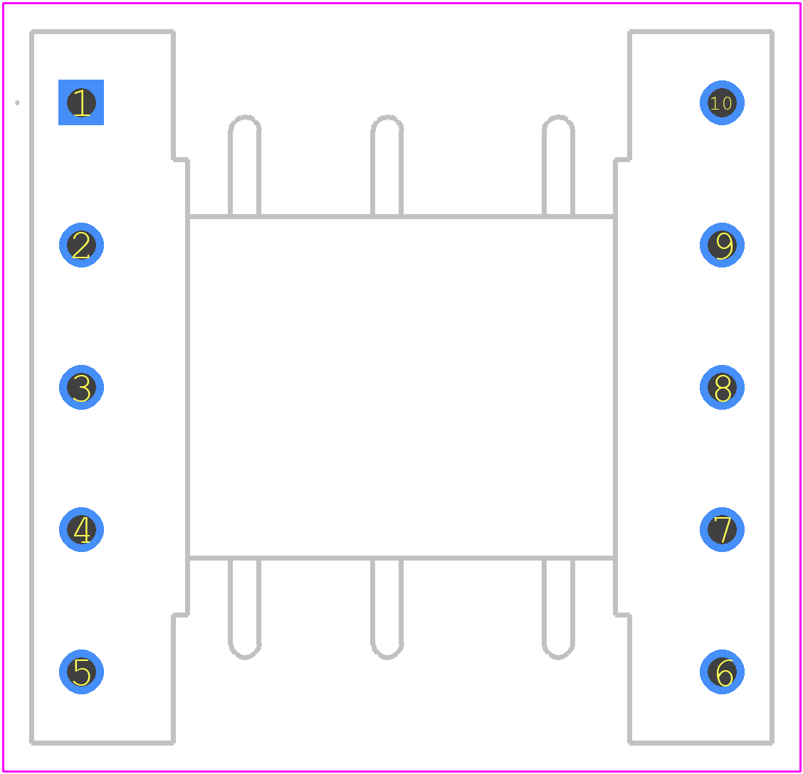 EFD25-K-10P-4S - Feryster PCB footprint - Other - Other - EFD25-K-10P-4S-1