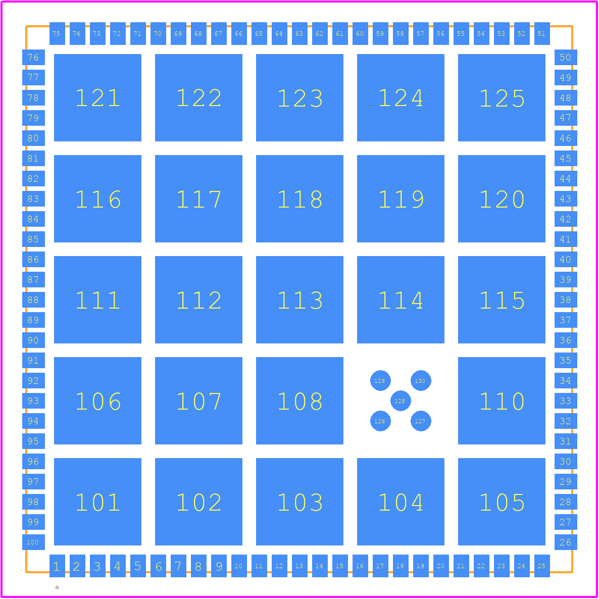 QSMP-1351 - Karo PCB footprint - Other - Other - QFN-100_2025