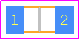AR12BTC0500 - Vishay PCB footprint - Resistor Chip - Resistor Chip - AR12BT__