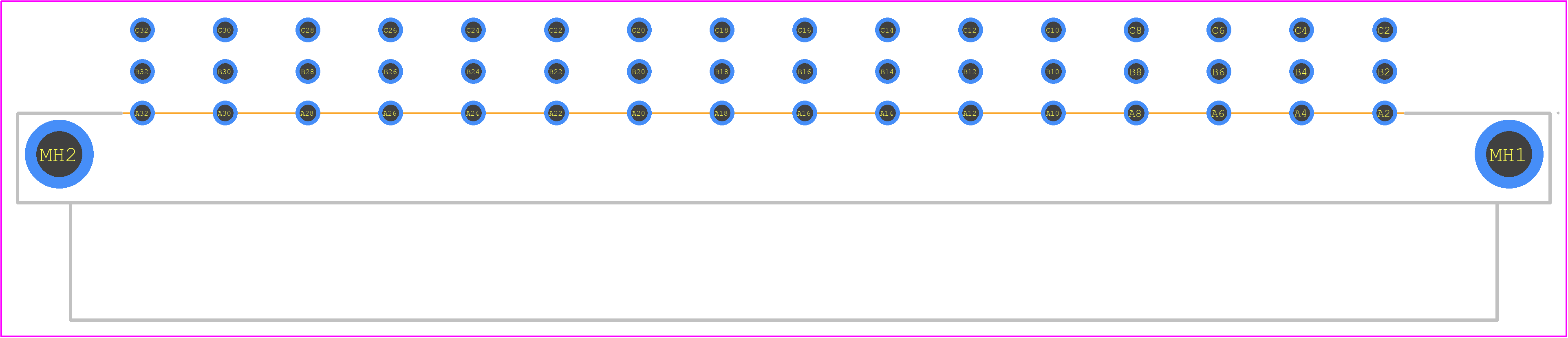 384599 - TE Connectivity PCB footprint - Other - Other - 384599-3