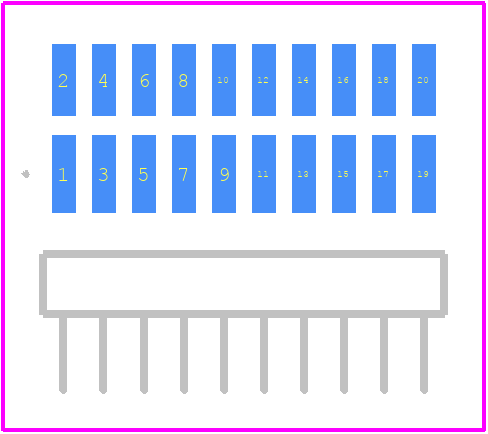 FTMH-110-02-F-DH - SAMTEC PCB footprint - Other - Other - FTMH-110-02-F-DH-3
