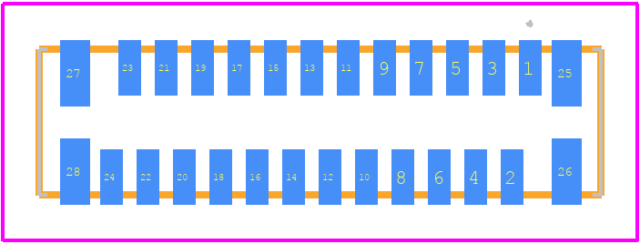 FH12-24S-0.5SVA(55) - Hirose PCB footprint - Other - Other - FH12-24S-0.5SVA(55)-4