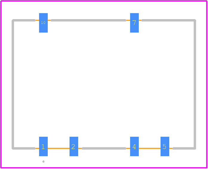PBT01F24D15 - XP POWER PCB footprint - Other - Other - 10-SMD Module, 6 Leads_2025-2