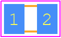 05006-BR273BKUMB - Vishay PCB footprint - Capacitor Chip Non-polarised - Capacitor Chip Non-polarised - 05006-BR273