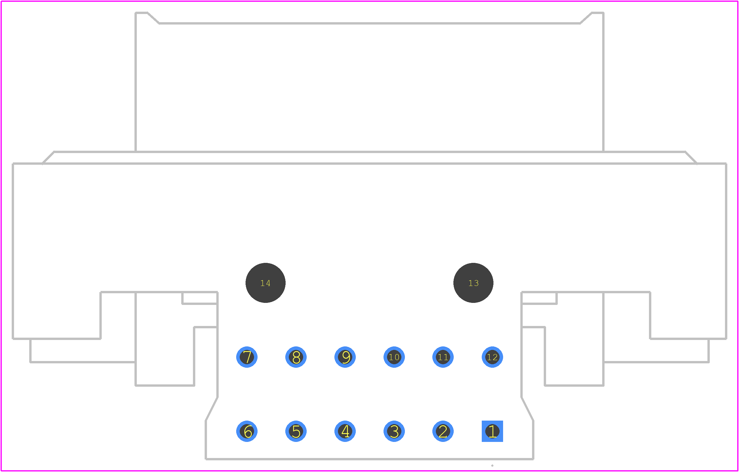 ATM13-12PB-BM03 - Amphenol PCB footprint - Other - Other - ATM13-12PB-BM03-2.1