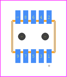 CLE-105-01-G-DV-A - SAMTEC PCB footprint - Other - Other - CLE-105-01-X-DV-A