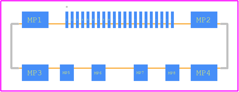 FX16-21S-0.5SV - Hirose PCB footprint - Other - Other - FX16-21S-0.5SV-2