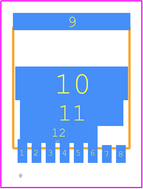 IGT65R035D2ATMA1 - Infineon PCB footprint - Other - Other - PG‑HSOF‑8