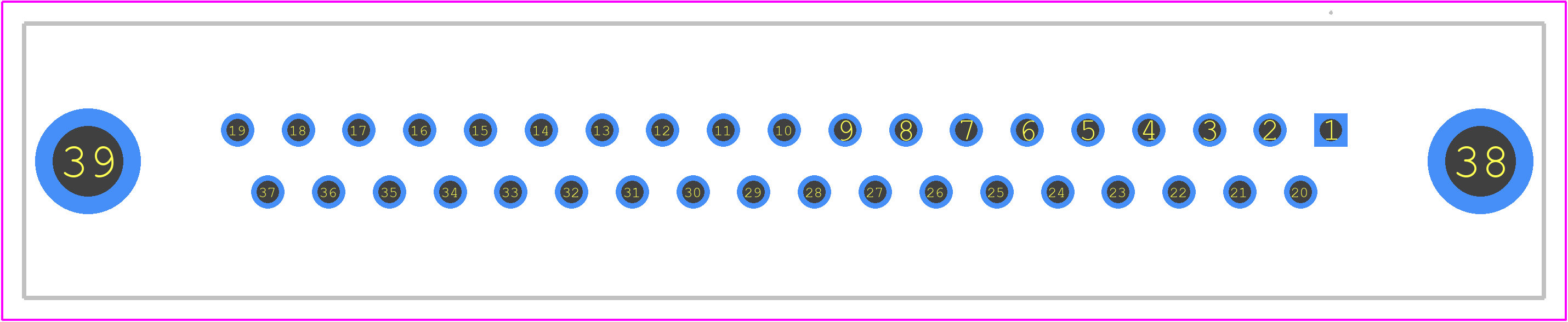 DS1034-37FBNSISS - Connfly PCB footprint - Other - Other - DS1034-37FBNSISS-3