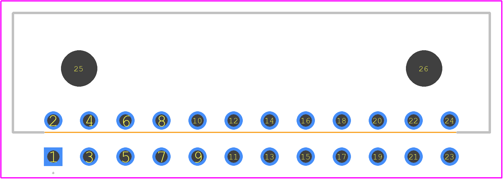 DML-24-A-H-T-A - Adam Tech PCB footprint - Other - Other - DML-24-A-H-T-A-3
