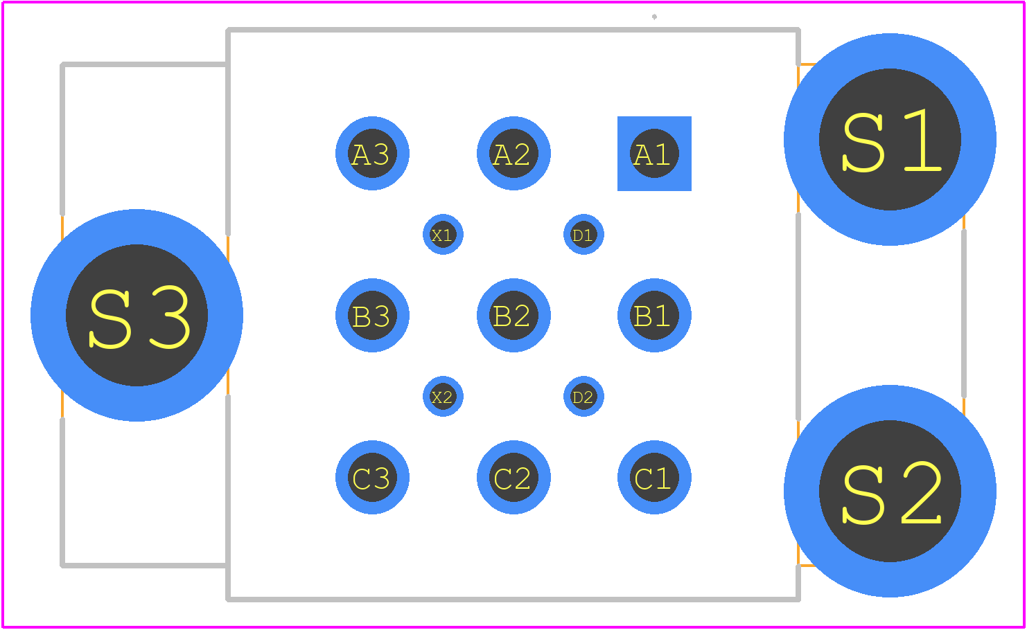 M83536/22-020M - DRI PCB footprint - Other - Other - M83536/22-020M-2