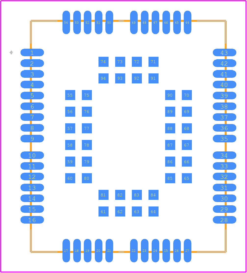 BC95GJB-02-STD - Quectel PCB footprint - Other - Other - BC95GJB-02-STD-3