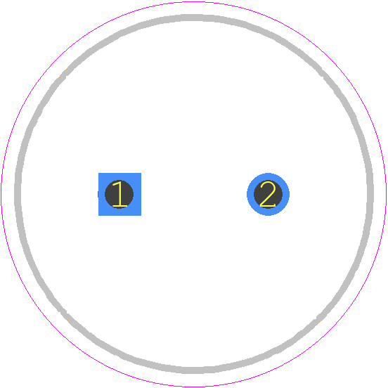 TPL-28/12X40F - Tecate Group PCB footprint - Capacitor, Polarized Radial Diameter - Capacitor, Polarized Radial Diameter - 12.5mm x 40mm