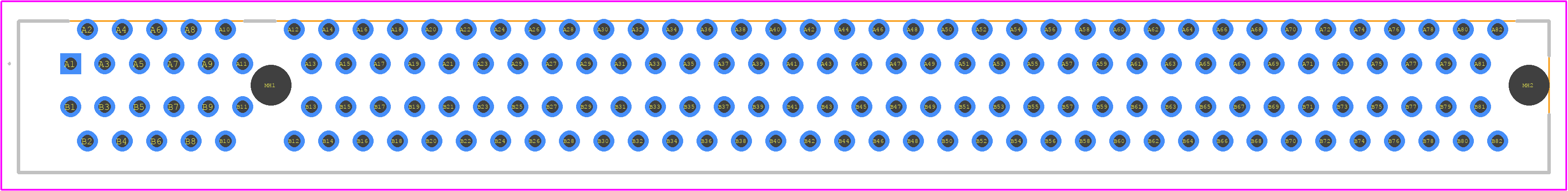 10145445-10003MLF - Amphenol PCB footprint - Other - Other - 10145445-10003MLF-1