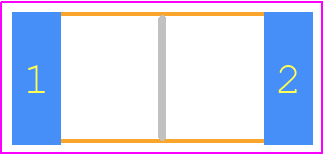 WSLF25122L000FEB - Vishay PCB footprint - Resistor Chip - Resistor Chip - 2512(height 0.457mm)