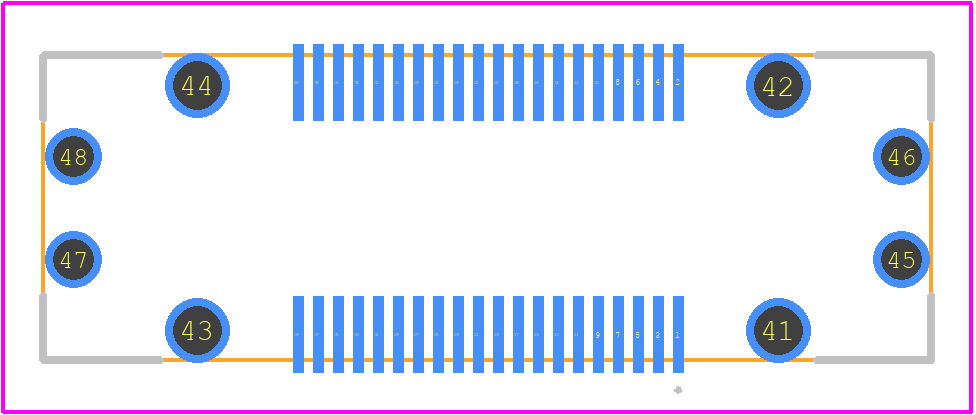 F11-10004042R - Harwin PCB footprint - Other - Other - F11-10004042R-2