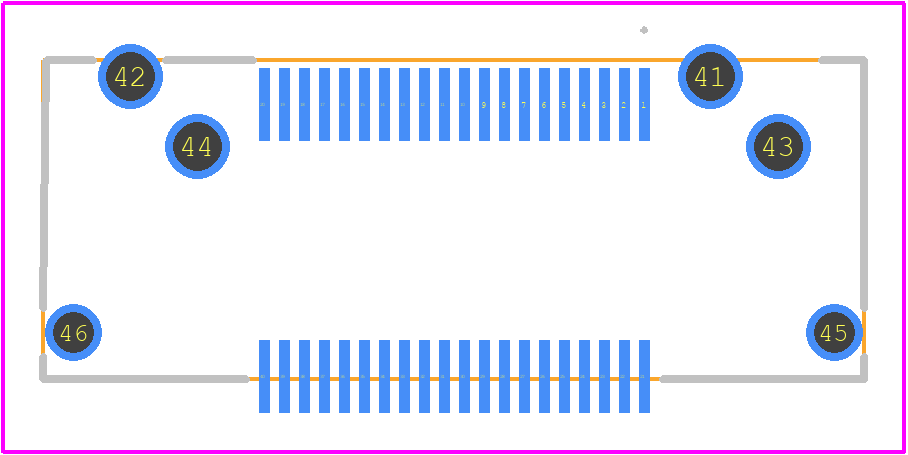 F11-11104042R - Harwin PCB footprint - Other - Other - F11-11104042R