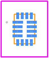 NTA53321G0FHK - NXP PCB footprint - Other - Other - XQFN16-12