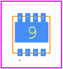 XP3P010YT - Yageo Group PCB footprint - Other - Other - PMPAK 3X3