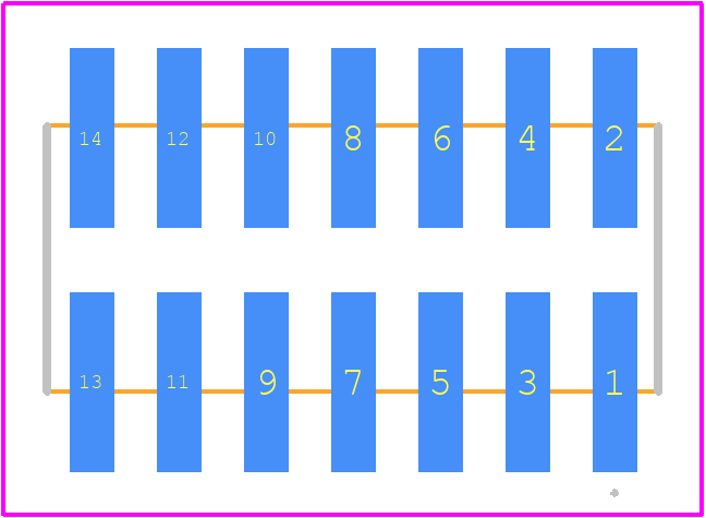 95615-014LF - Amphenol PCB footprint - Other - Other - 95615-014LF-1