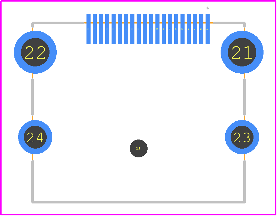2498798-1 - TE Connectivity PCB footprint - Other - Other - 2498798-1-2