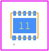 RP511K111A - Nisshinbo PCB footprint - Other - Other - DFN(PL)2527-10_2025-1