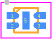 NJD2201KE1 - Nisshinbo PCB footprint - Small Outline No-lead - Small Outline No-lead - DFN4-E1 (ESON4-E1)