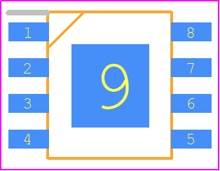 NR1600AC330BE2S - Nisshinbo PCB footprint - Small Outline Packages - Small Outline Packages - HSOP-8-AC