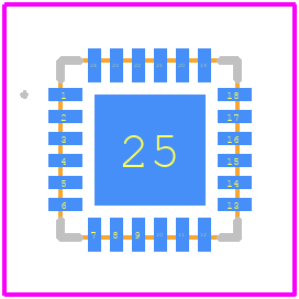 R1290K102A - Nisshinbo PCB footprint - Other - Other - QFN0404-24
