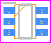 R1245N001F - Nisshinbo PCB footprint - SOT23 (6-Pin) - SOT23 (6-Pin) - SOT-23-6W Package Dimensions ..