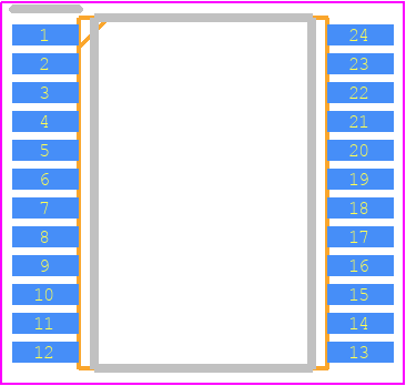 R5432V505BD - Nisshinbo PCB footprint - Small Outline Packages - Small Outline Packages - SSOP-24